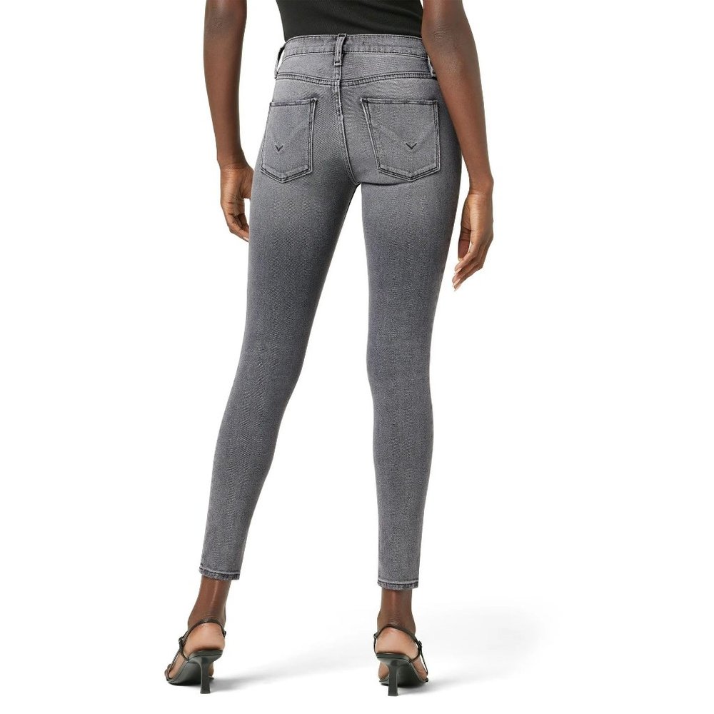 HUDSON JEANS Nico Ripped Super Skinny Ankle Jeans - Ghost Town - Picture 3 of 5